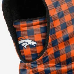 FOCO Denver Broncos Plaid Hooded Gaiter -FOCO Shop SVNFPLDHDFCDB g3