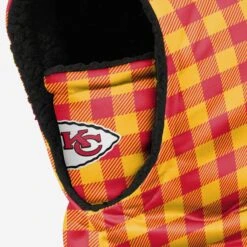 FOCO Kansas City Chiefs Plaid Hooded Gaiter -FOCO Shop SVNFPLDHDFCKC g3