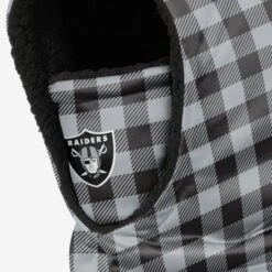 FOCO Las Vegas Raiders Plaid Hooded Gaiter -FOCO Shop SVNFPLDHDFCOR g3