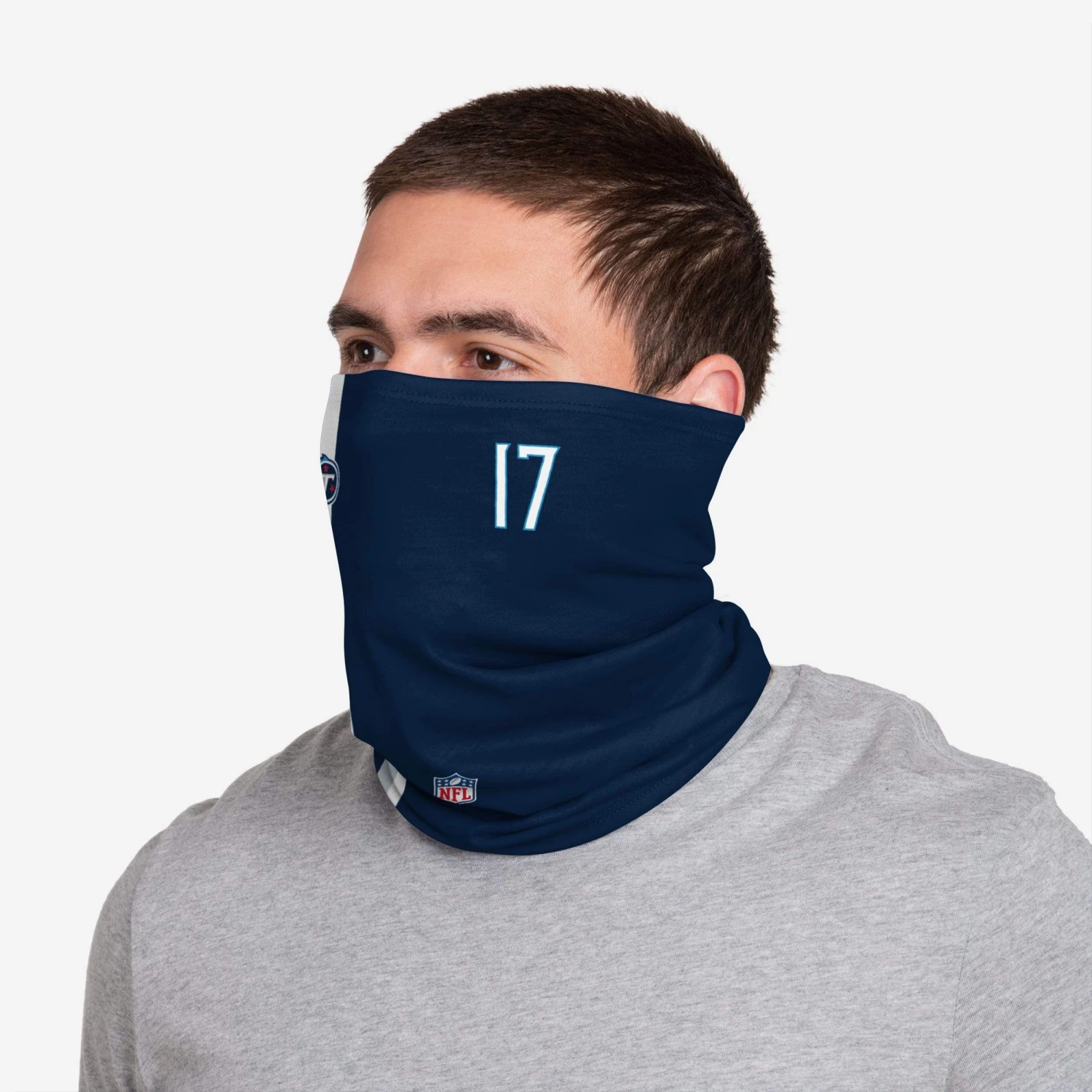 FOCO Ryan Tannehill Tennessee Titans On-Field Sideline Gaiter Scarf 5 FOCO Ryan Tannehill Tennessee Titans On-Field Sideline Gaiter Scarf - Image 3