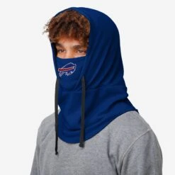 FOCO Buffalo Bills Waffle Drawstring Hooded Gaiter -FOCO Shop SVNFWFDSHDBB g3