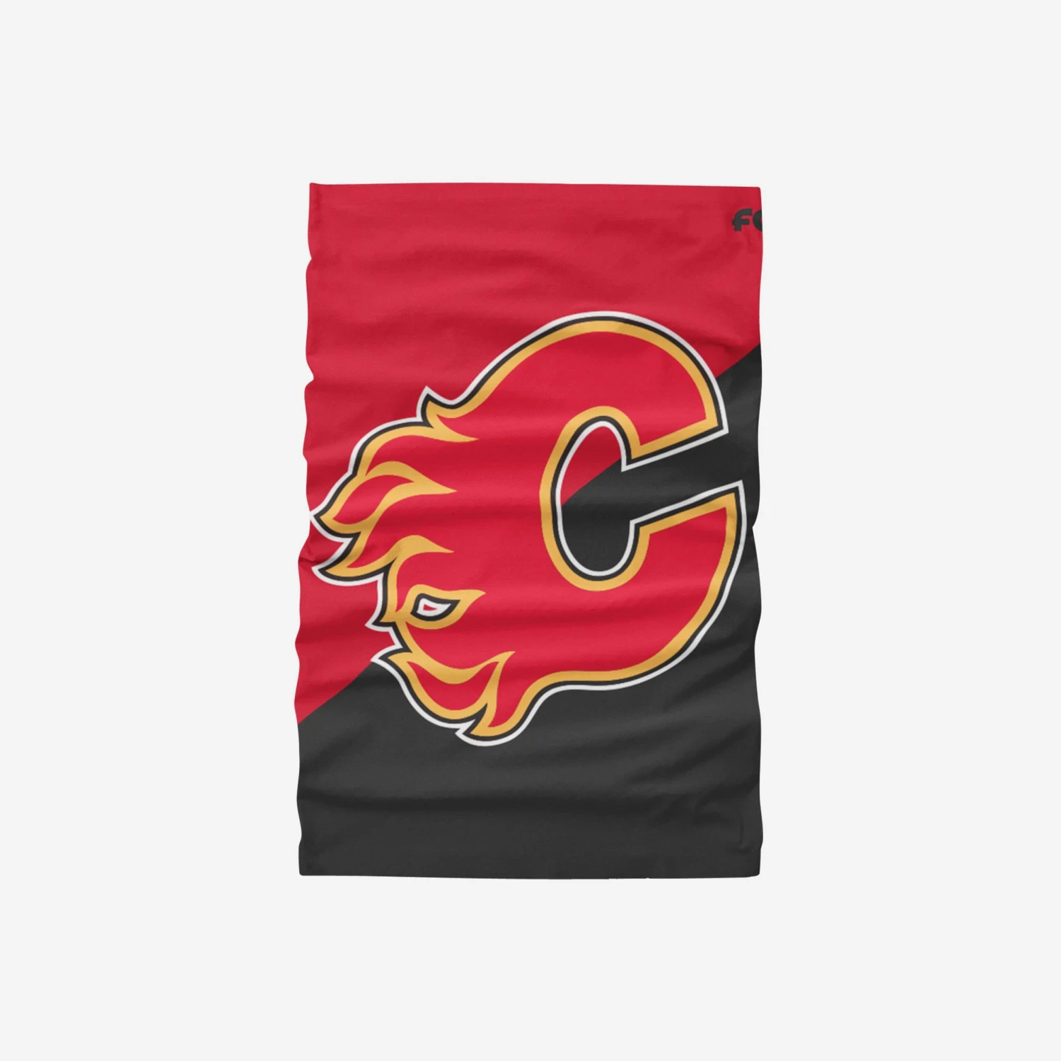 FOCO Calgary Flames Big Logo Gaiter Scarf 4 FOCO Calgary Flames Big Logo Gaiter Scarf - Image 2