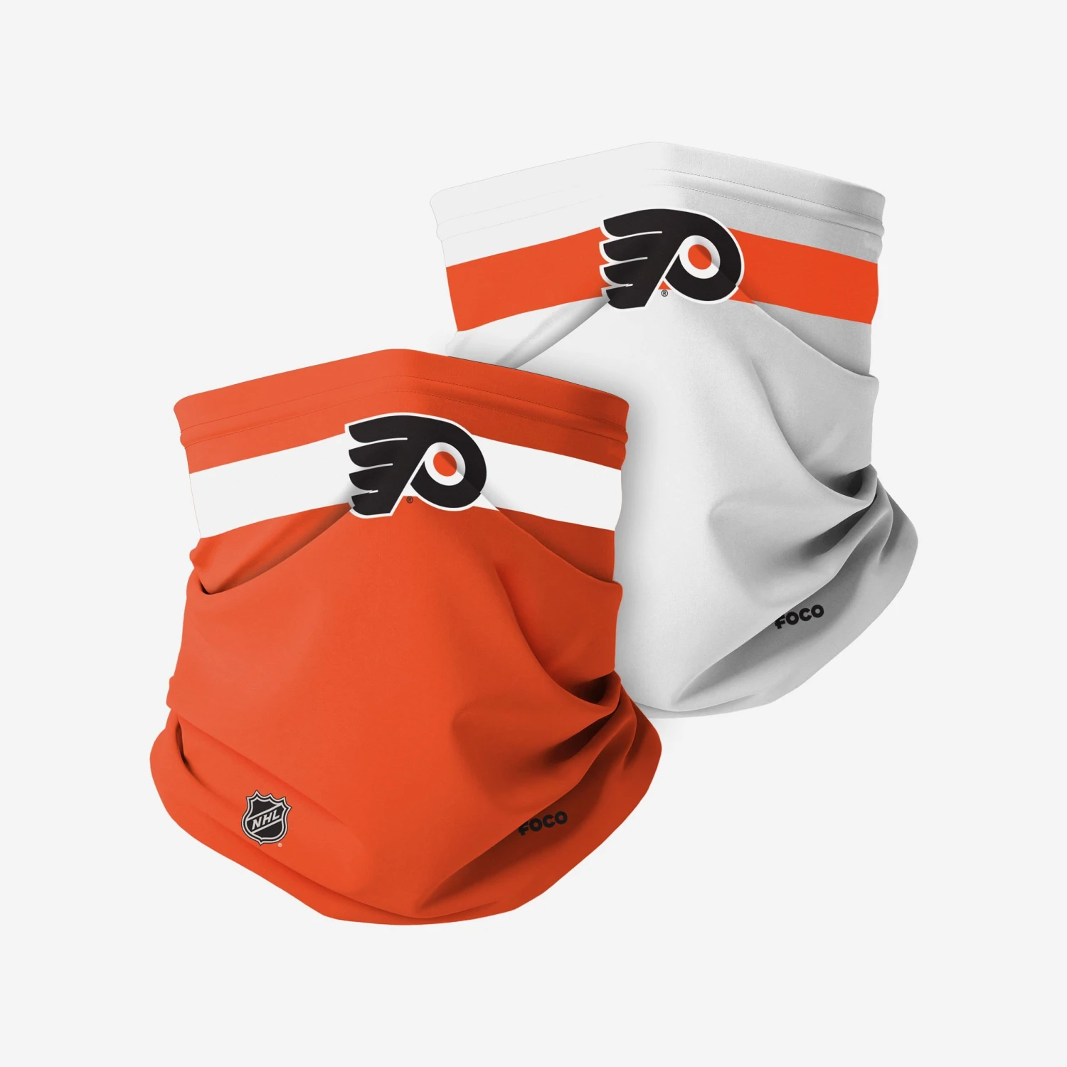 FOCO Philadelphia Flyers Stitched 2 Pack Gaiter Scarf 3 FOCO Philadelphia Flyers Stitched 2 Pack Gaiter Scarf