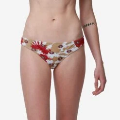 FOCO San Francisco 49ers Womens Paint Splash Bikini Bottom