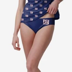 FOCO New York Giants Womens Mini Logo Bikini Bottom