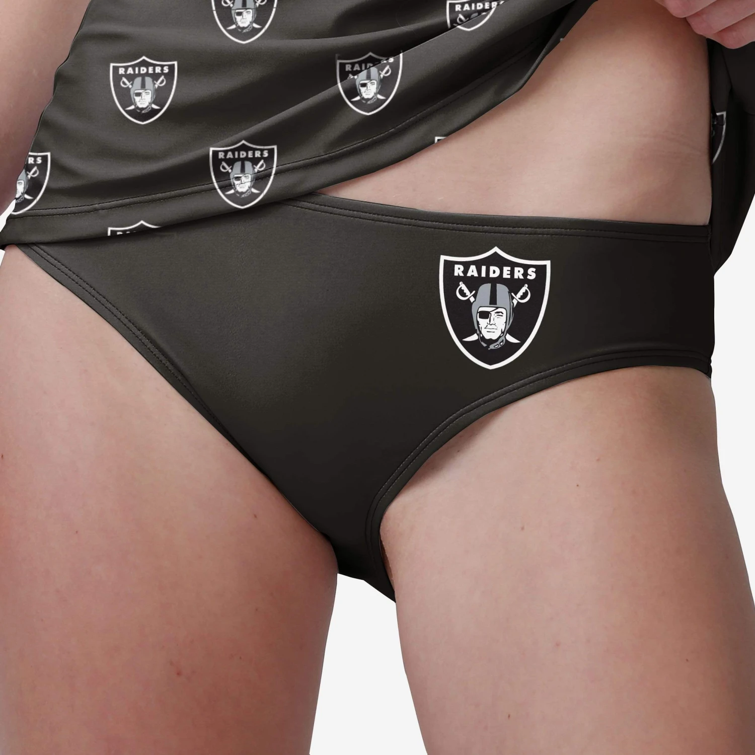 FOCO Las Vegas Raiders Womens Mini Logo Bikini Bottom 5 FOCO Las Vegas Raiders Womens Mini Logo Bikini Bottom - Image 3