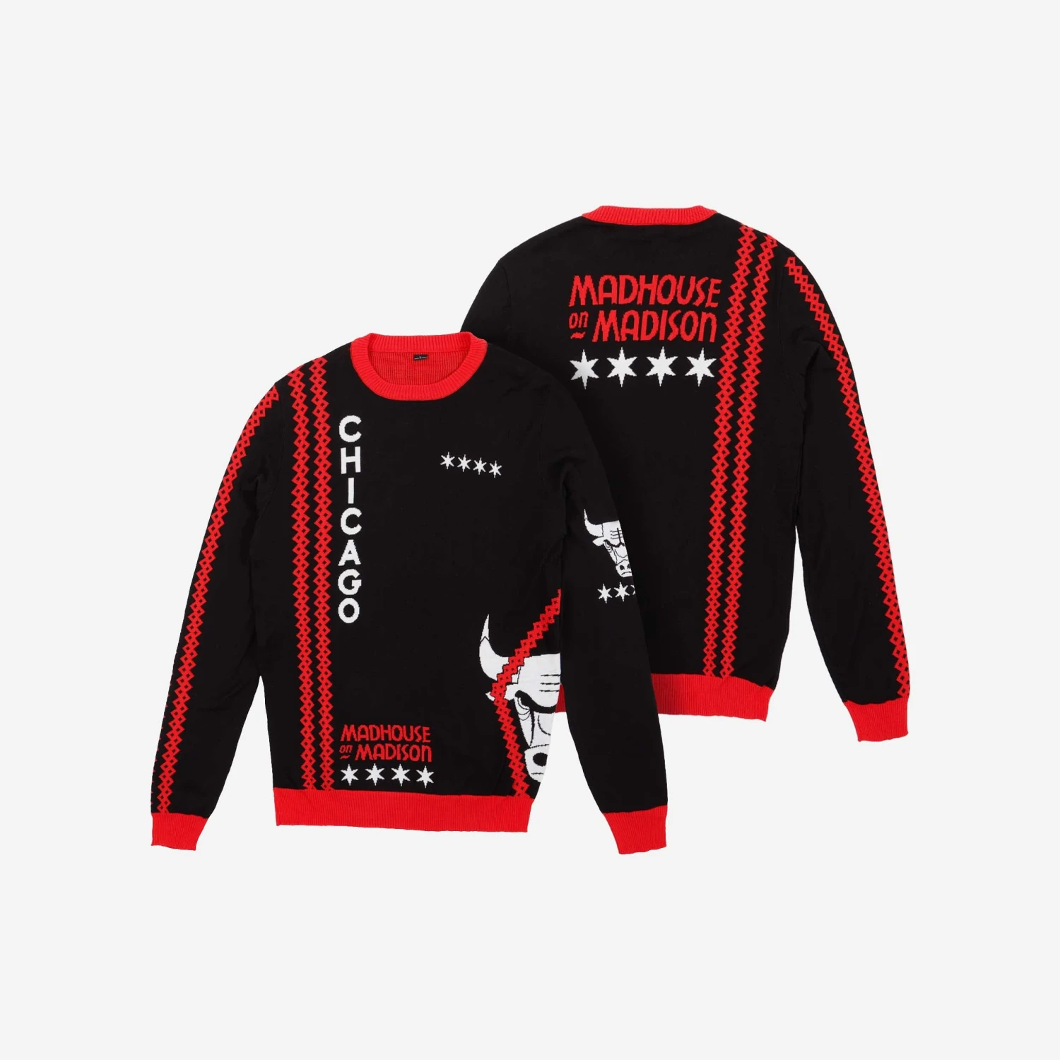 FOCO Chicago Bulls Thematic Knit Sweater 5 FOCO Chicago Bulls Thematic Knit Sweater - Image 3