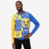 FOCO Pittsburgh Panthers Busy Block Snowfall Sweater 1 FOCO Pittsburgh Panthers Busy Block Snowfall Sweater -FOCO Shop SWTNCBBSFPT p