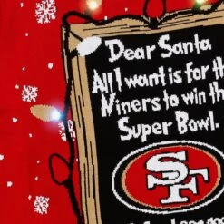 FOCO San Francisco 49ers Dear Santa Light Up Sweater 9 FOCO San Francisco 49ers Dear Santa Light Up Sweater -FOCO Shop SWTNFDSLUSF g4