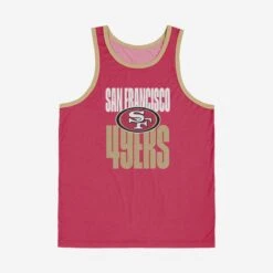 FOCO San Francisco 49ers Solid Wordmark Sleeveless Top -FOCO Shop TNKNFSDWMSF g3