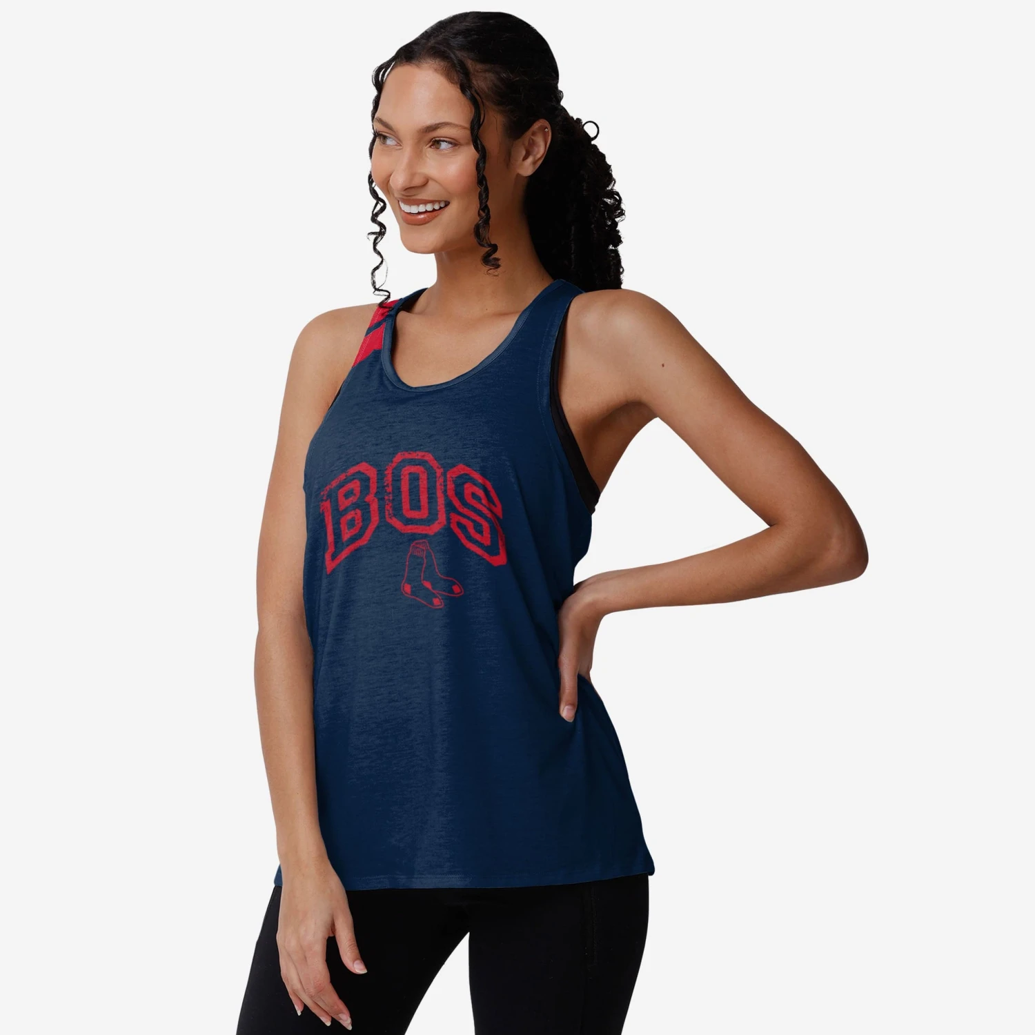 FOCO Boston Red Sox Womens Team Twist Sleeveless Top 3 FOCO Boston Red Sox Womens Team Twist Sleeveless Top