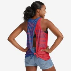 FOCO Buffalo Bills Womens Tie-Breaker Sleeveless Top