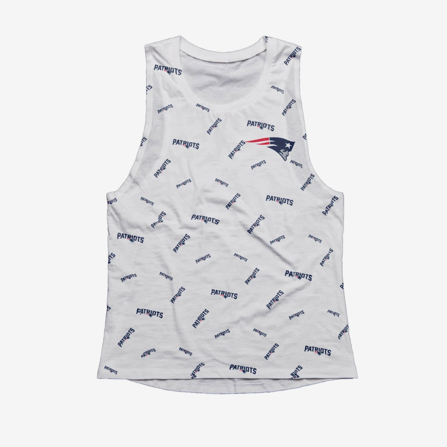 FOCO New England Patriots Womens Mini Wordmark Sleeveless Top 4 FOCO New England Patriots Womens Mini Wordmark Sleeveless Top - Image 2