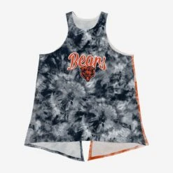 FOCO Chicago Bears Womens Script Wordmark Tie-Dye Tie-Breaker Sleeveless Top -FOCO Shop TNKWMNFSWTDTBCB g3