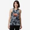 FOCO Chicago Bears Womens Script Wordmark Tie-Dye Tie-Breaker Sleeveless Top