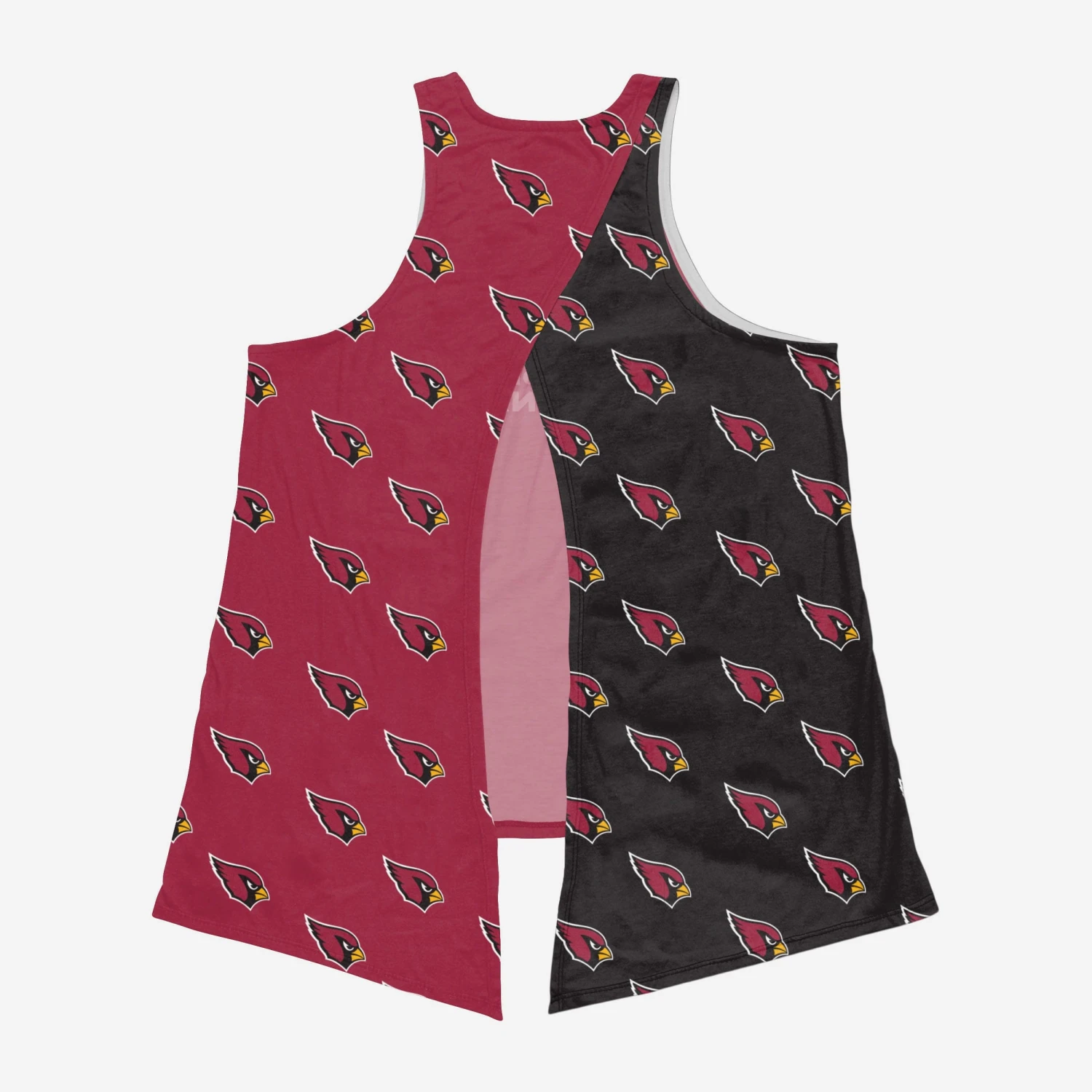 FOCO Arizona Cardinals Womens Wordmark Mini Print Tie-Breaker Sleeveless Top 5 FOCO Arizona Cardinals Womens Wordmark Mini Print Tie-Breaker Sleeveless Top - Image 3