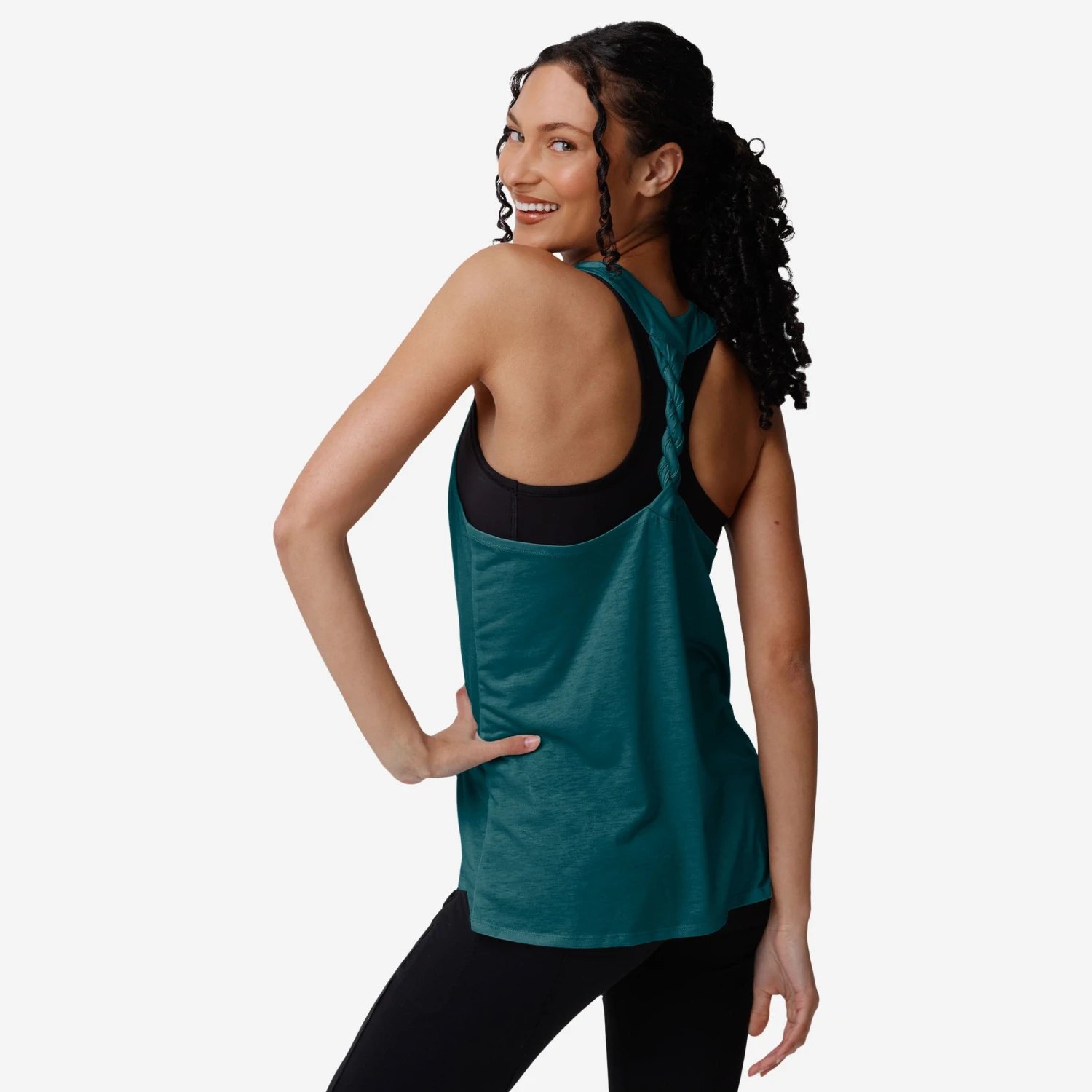 FOCO Philadelphia Eagles Womens Team Twist Sleeveless Top 4 FOCO Philadelphia Eagles Womens Team Twist Sleeveless Top - Image 2