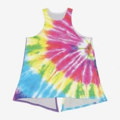 FOCO Tie-Dye Womens Tie-Breaker Sleeveless Top 7 FOCO Tie-Dye Womens Tie-Breaker Sleeveless Top -FOCO Shop TNKWMTDYTIBK g3