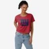 FOCO New York Giants Womens Alternate Team Color Crop Top