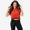 FOCO Cleveland Browns Womens Bottom Line Crop Top 1 FOCO Cleveland Browns Womens Bottom Line Crop Top -FOCO Shop TSCTNFBTMLCL p