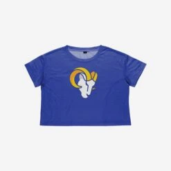 FOCO Los Angeles Rams Womens Solid Big Logo Crop Top 7 FOCO Los Angeles Rams Womens Solid Big Logo Crop Top -FOCO Shop TSCTNFSBLSR g3