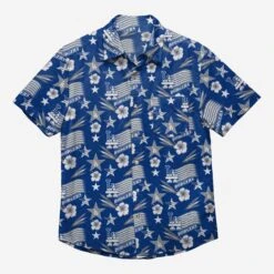 FOCO Los Angeles Dodgers Americana Button Up Shirt -FOCO Shop TSMB21AMRBTULD g3