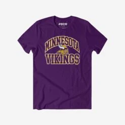 FOCO Minnesota Vikings Arched Wordmark T-Shirt