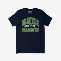 FOCO Seattle Seahawks Arched Wordmark T-Shirt