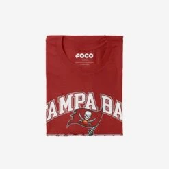 FOCO Tampa Bay Buccaneers Arched Wordmark T-Shirt -FOCO Shop TSMNFAW2TB g4
