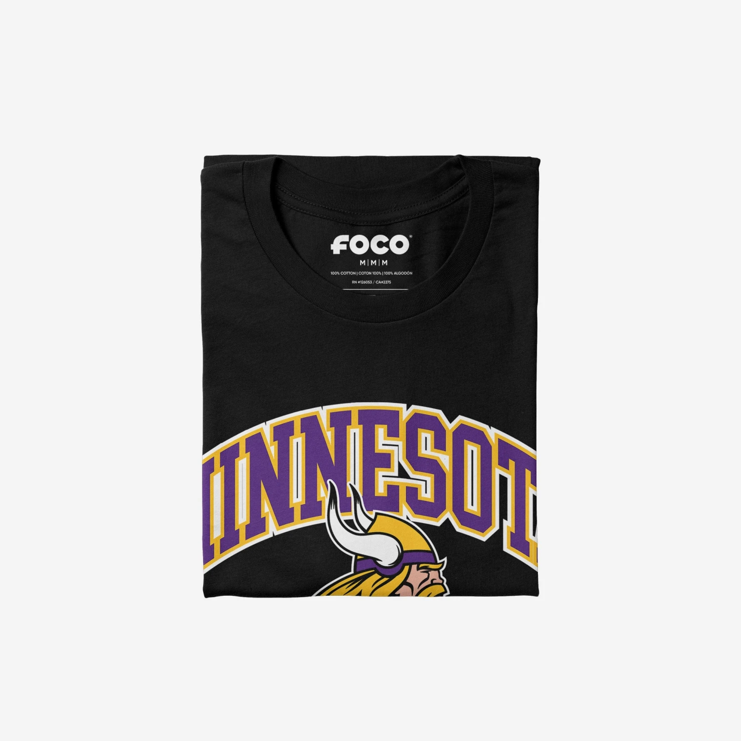 FOCO Minnesota Vikings Arched Wordmark T-Shirt 10 FOCO Minnesota Vikings Arched Wordmark T-Shirt - Image 8