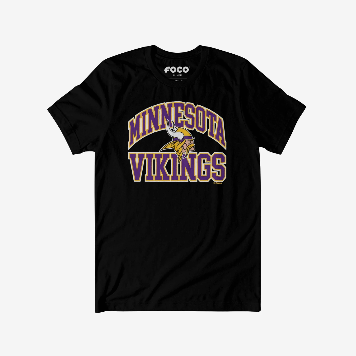 FOCO Minnesota Vikings Arched Wordmark T-Shirt 7 FOCO Minnesota Vikings Arched Wordmark T-Shirt - Image 5