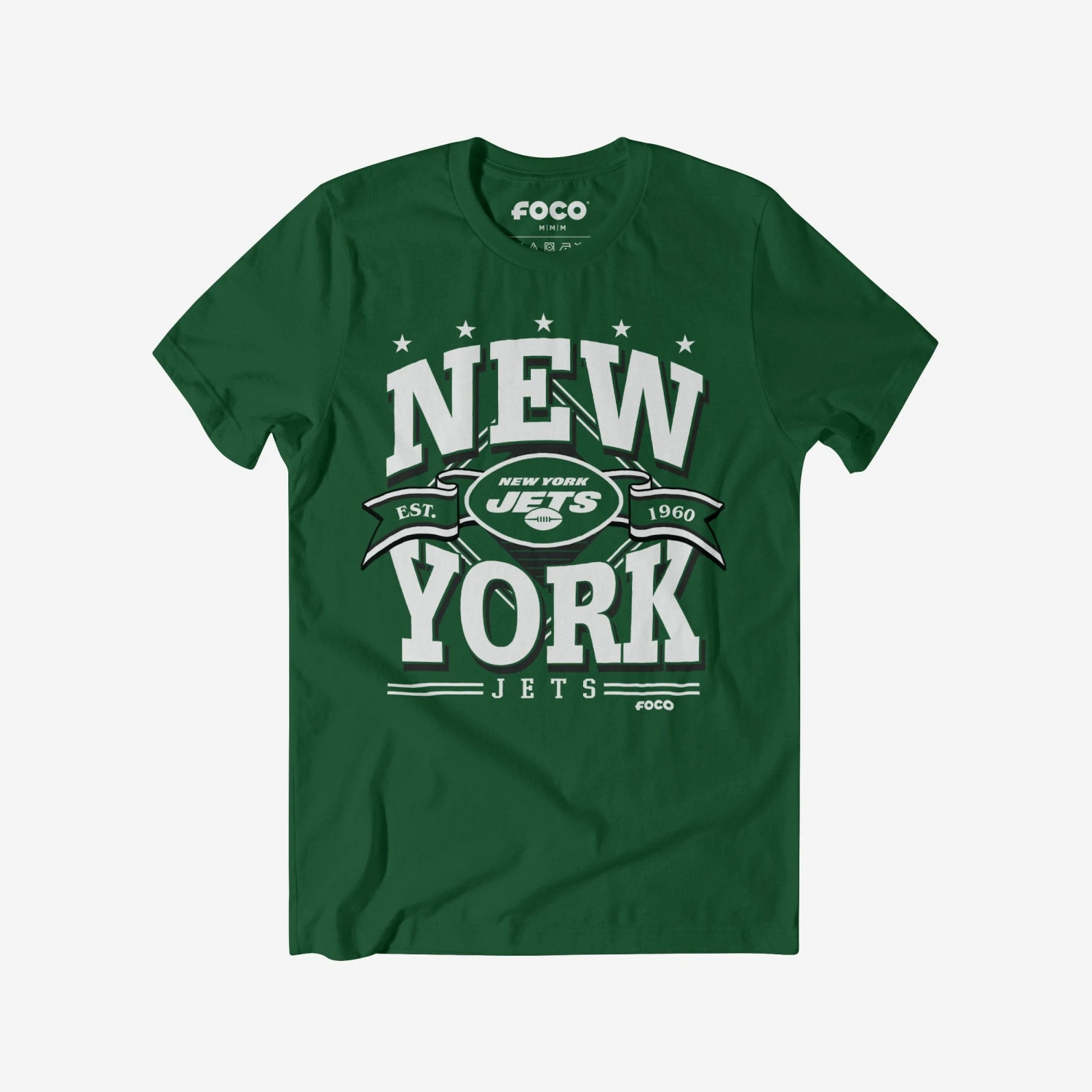 FOCO New York Jets Established Banner T-Shirt 3 FOCO New York Jets Established Banner T-Shirt