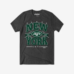 FOCO New York Jets Established Banner T-Shirt 14 FOCO New York Jets Established Banner T-Shirt -FOCO Shop TSMNFESTBN33NJ p