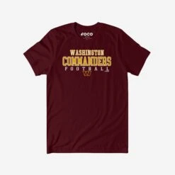 FOCO Washington Commanders Football Wordmark T-Shirt