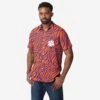 FOCO Clemson Tigers Thematic Button Up Shirt -FOCO Shop TSNC21THMBTUCU p
