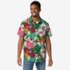 FOCO Virginia Tech Hokies Flamingo Button Up Shirt -FOCO Shop TSNC23FLRBTUFMVT p