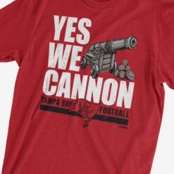 FOCO Tampa Bay Buccaneers Yes We Cannon T-Shirt 7 FOCO Tampa Bay Buccaneers Yes We Cannon T-Shirt -FOCO Shop TSNF21SLYWCTB g3