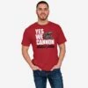 FOCO Tampa Bay Buccaneers Yes We Cannon T-Shirt -FOCO Shop TSNF21SLYWCTB p