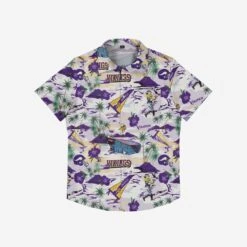 FOCO Minnesota Vikings Thematic Stadium Print Button Up Shirt -FOCO Shop TSNFTSPBTUMV g3